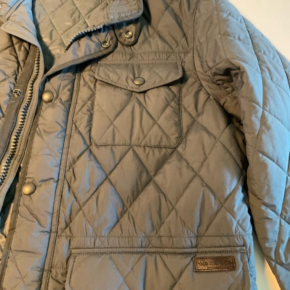 Polo Ralph Lauren Slate Grey Quilted Repellent Field Jacket NWOT, Size XL TG - Picture 13 of 14